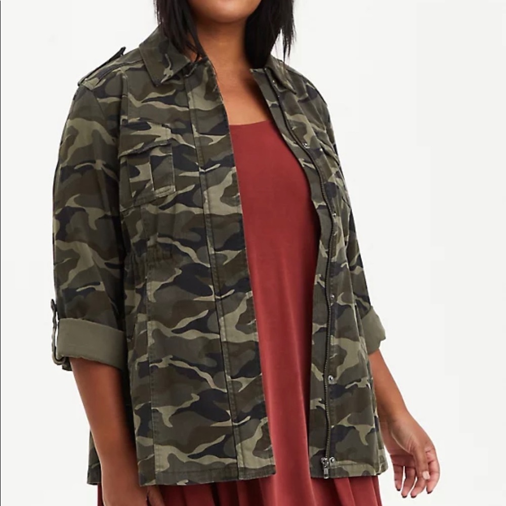Torrid Camo Jacket